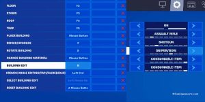 Best Keybinds Fortnite